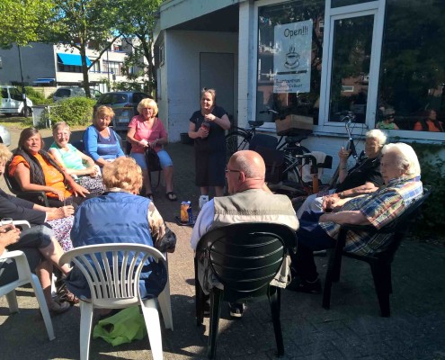 buiten genieten haarlem ouderen haarlem schalkwijk buurthuis samenmetdebuurt