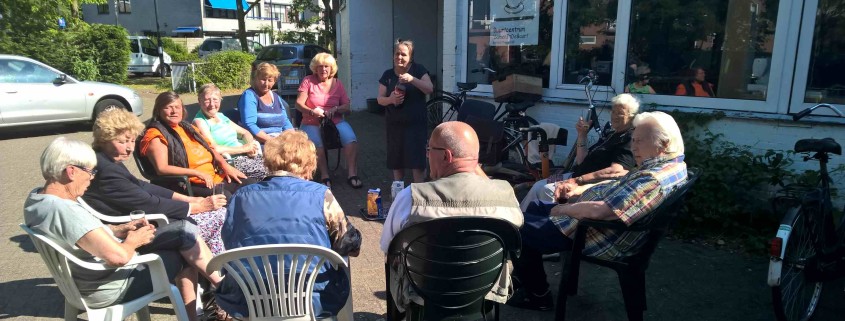 buiten genieten haarlem ouderen haarlem schalkwijk buurthuis samenmetdebuurt