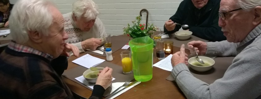 eten in het buurthuis buurtcentrum haarlem